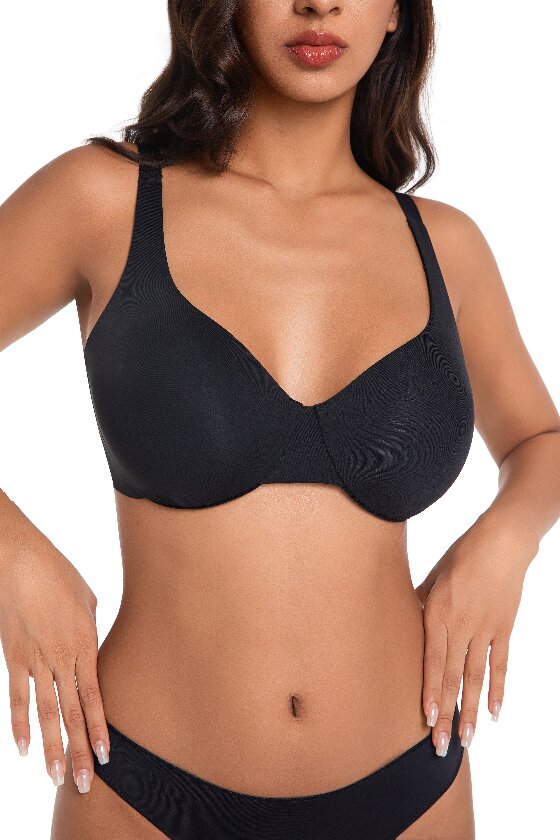 Basic moulded soft wire bras - Image 3