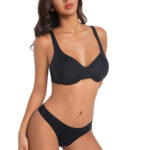 Basic moulded soft wire bras