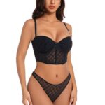 Fancy Embroidery Lace Corsets