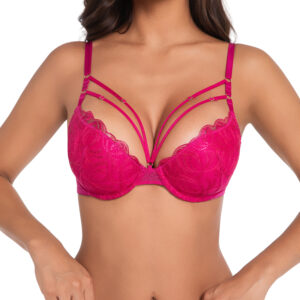 Fancy Mesh Embroidery Pad bras