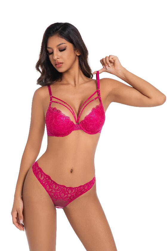 Fancy Mesh Embroidery Pad bras - Image 2