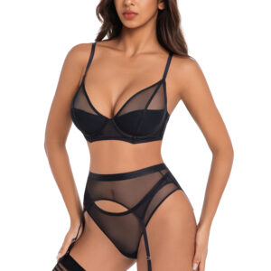 Solid Mesh Wire bras